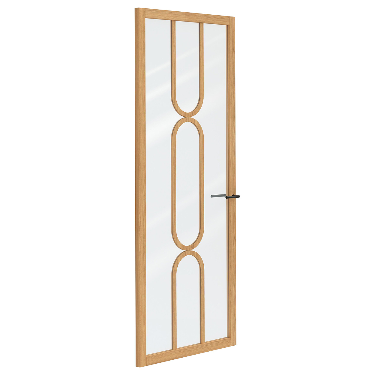 Binnendeur Skantrae SSL 14822 Blank Glas Natural Oak
